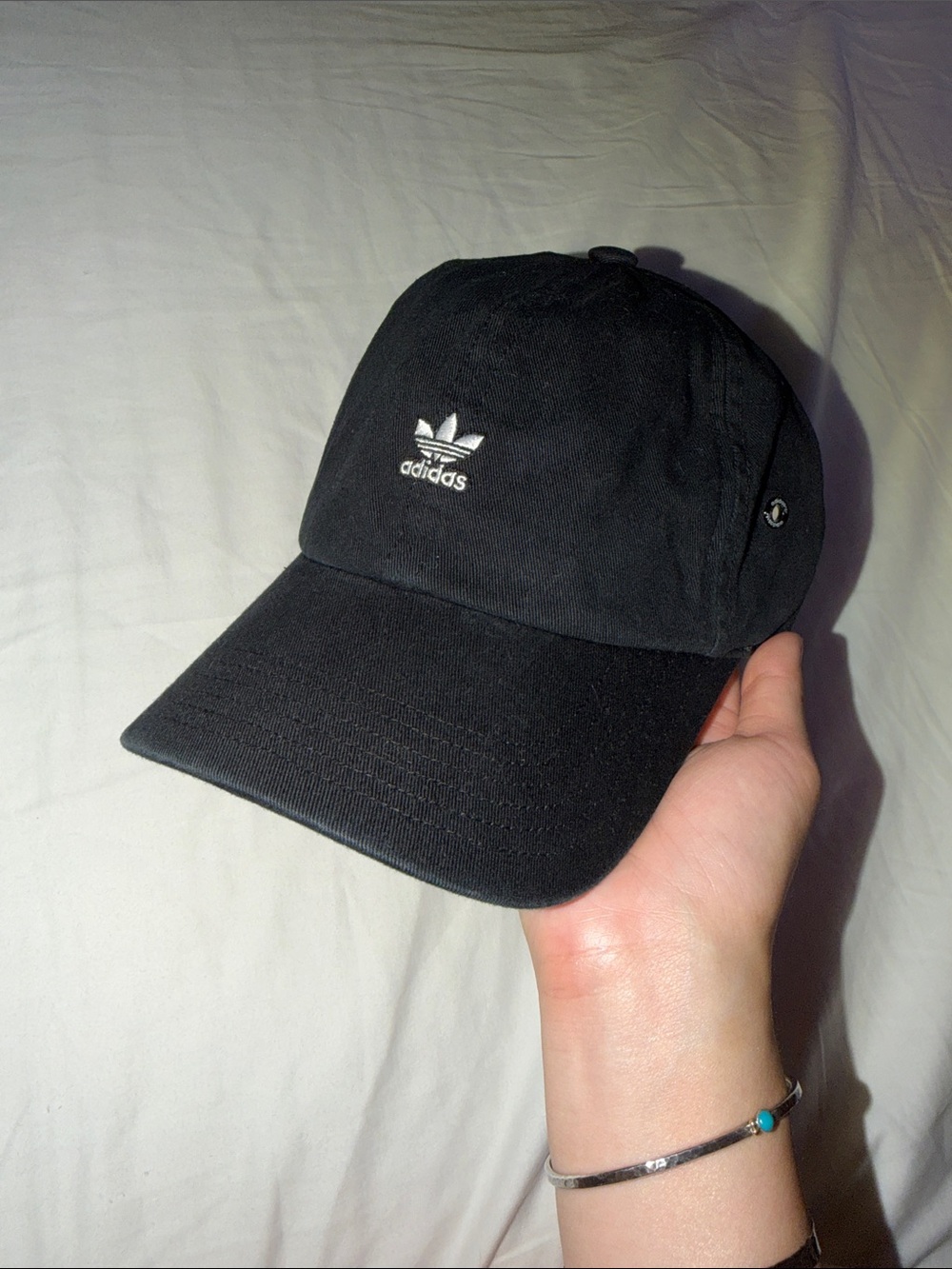 adidas Black Trefoil Baseball Cap